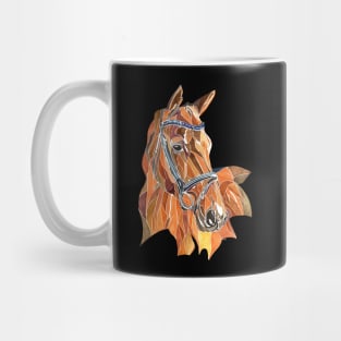 Cute horse ready for the ride Mug